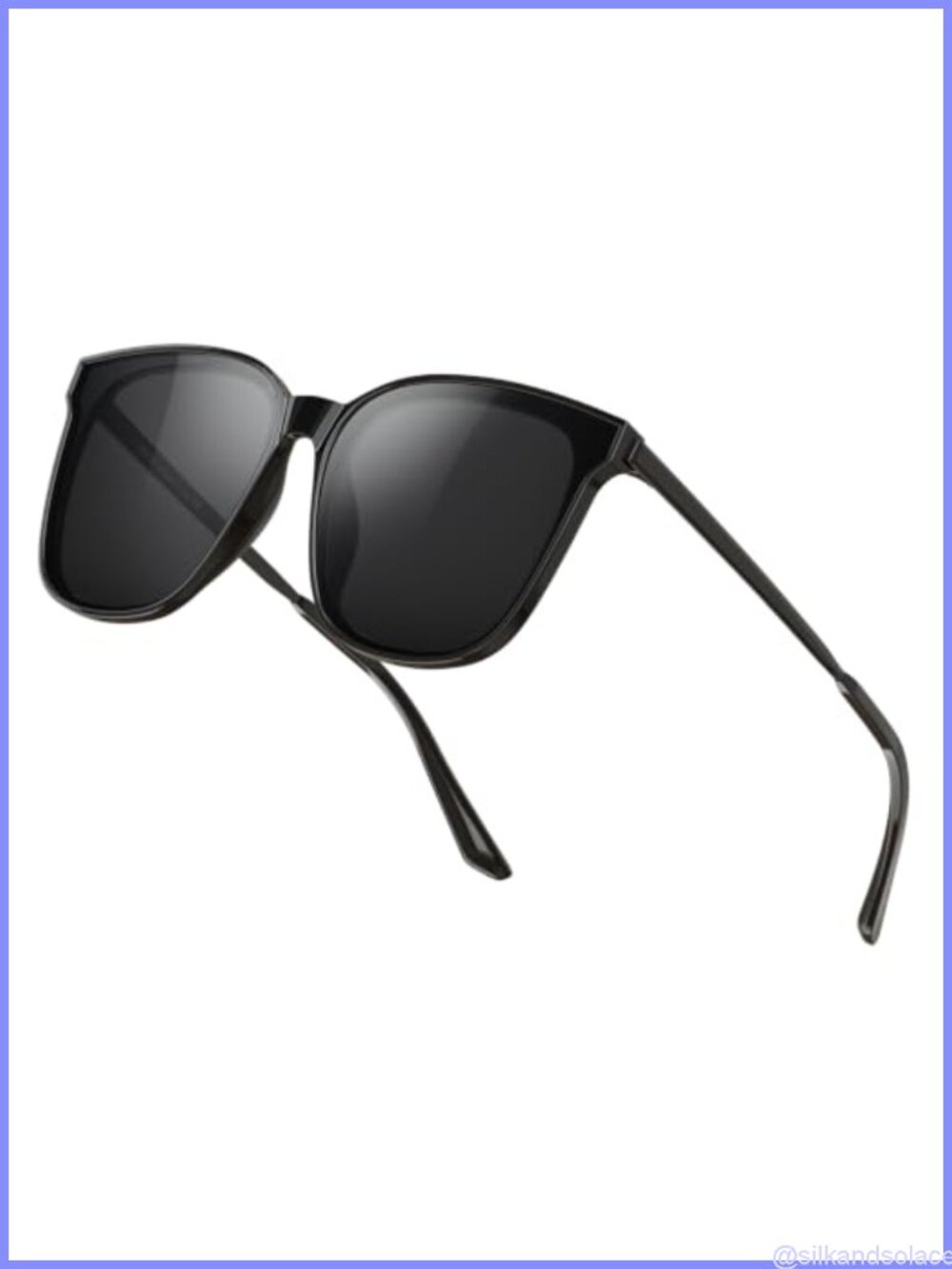 Oversized Polarized Sunglasses UV400 Lightweight Retro Women Men